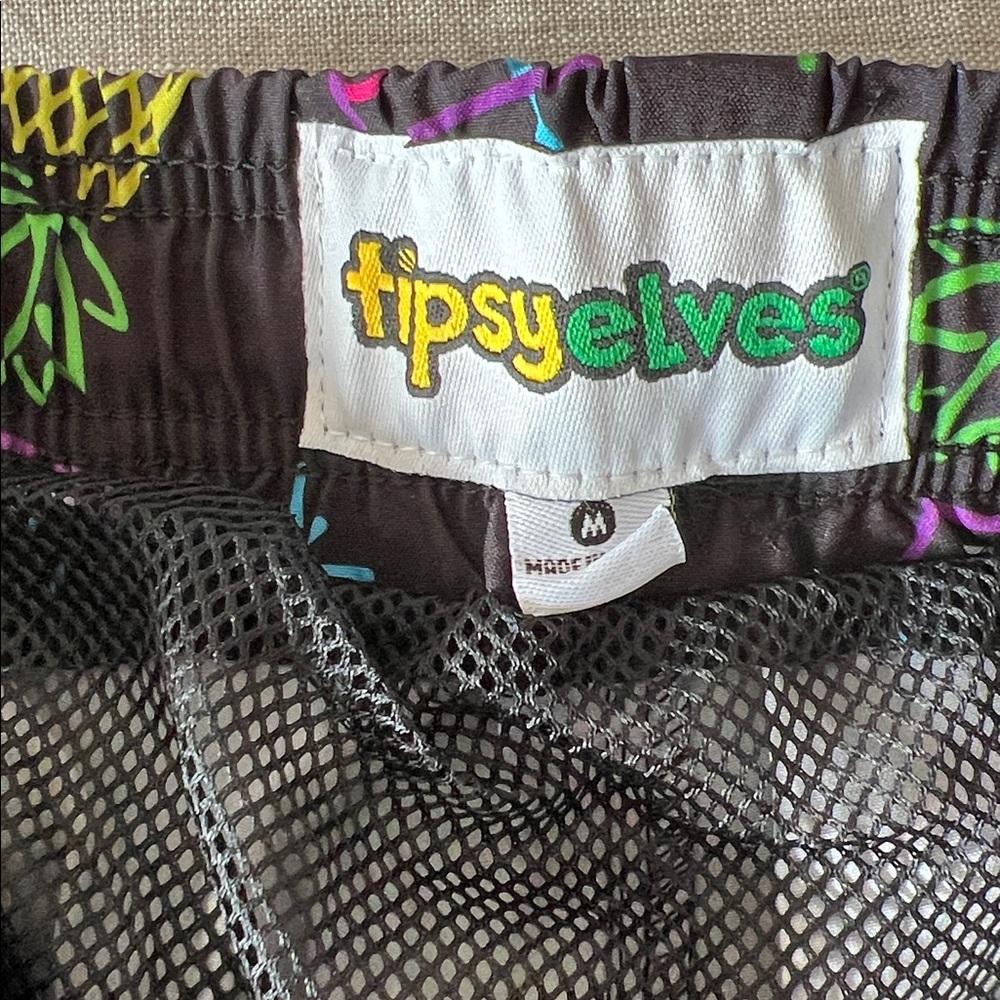 Tipsy Elves Neon Nightcap Swim Trunks - Picture 6 of 7